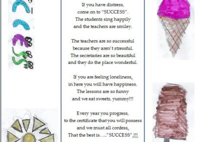 A poem written by our student Maria.