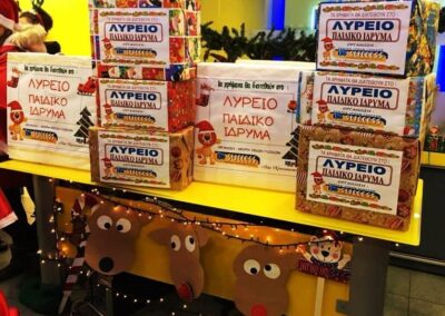 Το 2018 τα έσοδα από τα Αγιοβασιλάκια μας τα δωρίσαμε στο Λύρειο Ίδρυμα.