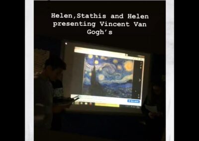 D CLASS: Presenting projects.