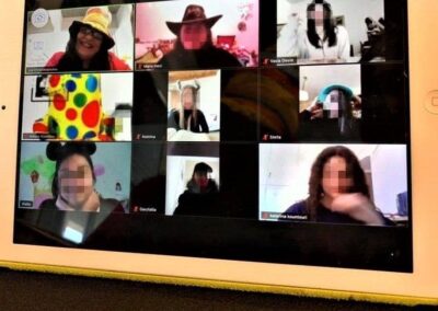 Funny hat lesson.