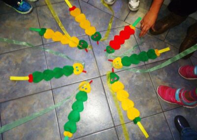 Our Pre juniors made a snake to learn the letter ''Ss'' snake