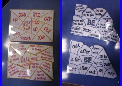 Learning Phrasal verbs with our own puzzle.