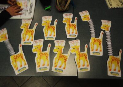 A JUNIOR: Revision with our giraffes.