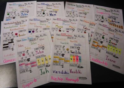 PRE JUNIOR: Practising our names.