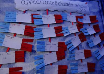 C CLASS: Practising appearance and character adjectives.