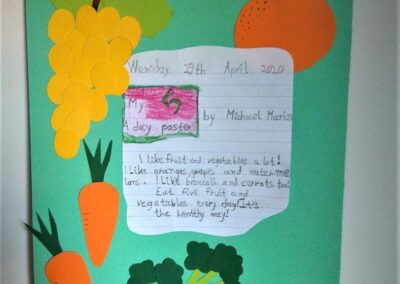 A junior online fruit and vegetables project