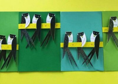 B JUNIOR: Learning the articles.