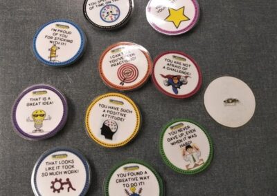 Growth Mindset handmade pins