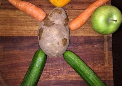 A junior online fruit and vegetables project