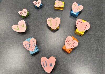 PRE JUNIOR: Letter matching activity.