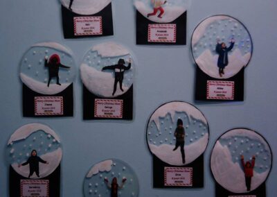Snow globes for our B juniors