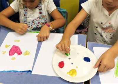 Our pre juniors are learning the basic colours.