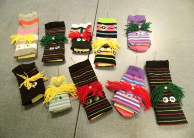2005-2020¨Our Pre junior students are doing role plays all year round with their own handmade sock puppets.